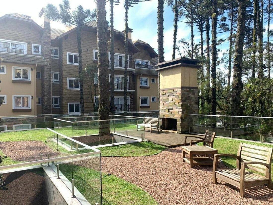 103/3 Apto Com Piscina Aquecida Gramado Ngoại thất bức ảnh